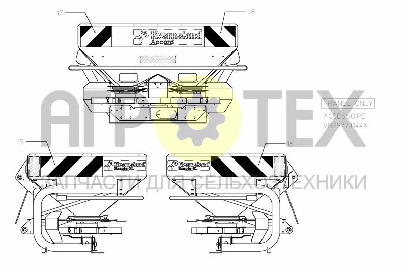 Чертеж DECAL SCHEMATIC FRANCE