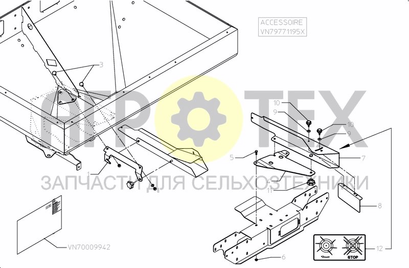 Чертеж BOUNDARY SPREADING PLATE