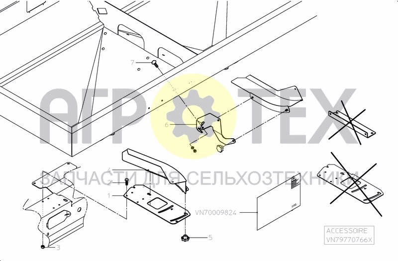 Чертеж BOUNDARY SPREADING PLATE