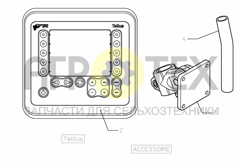 Чертеж CONTROL BOX TELLUS