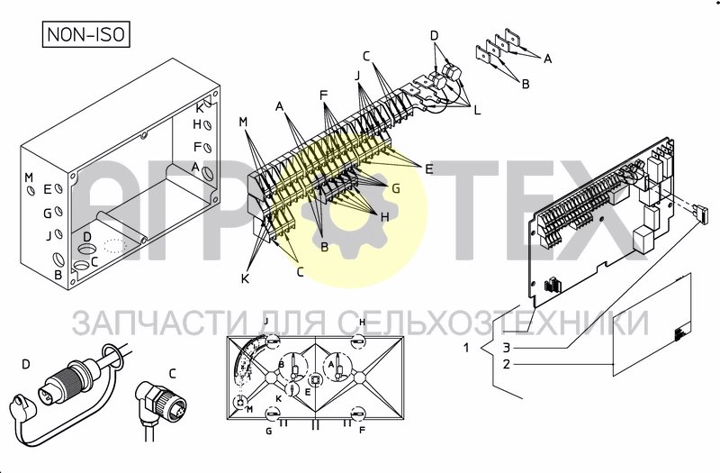 Чертеж CONTROL BOX NON-ISO