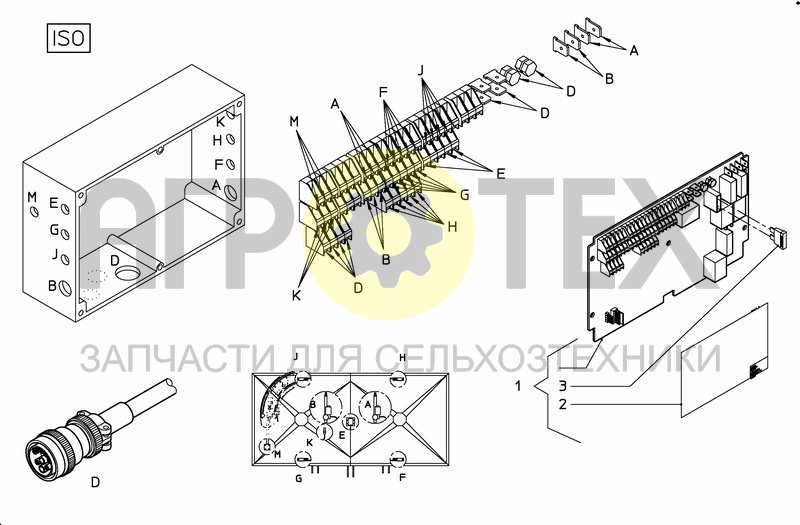 Чертеж CONTROL, ISO ISO