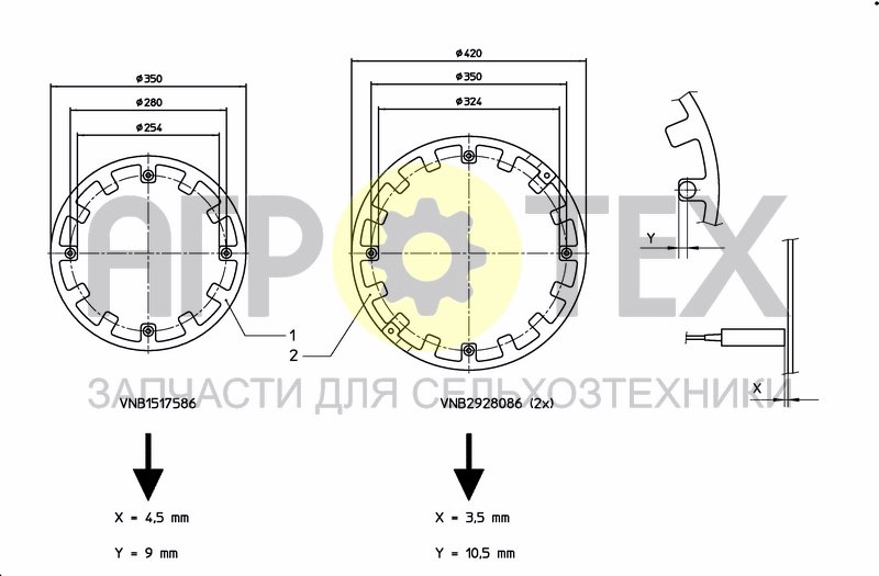 Чертеж WHEELRINGS