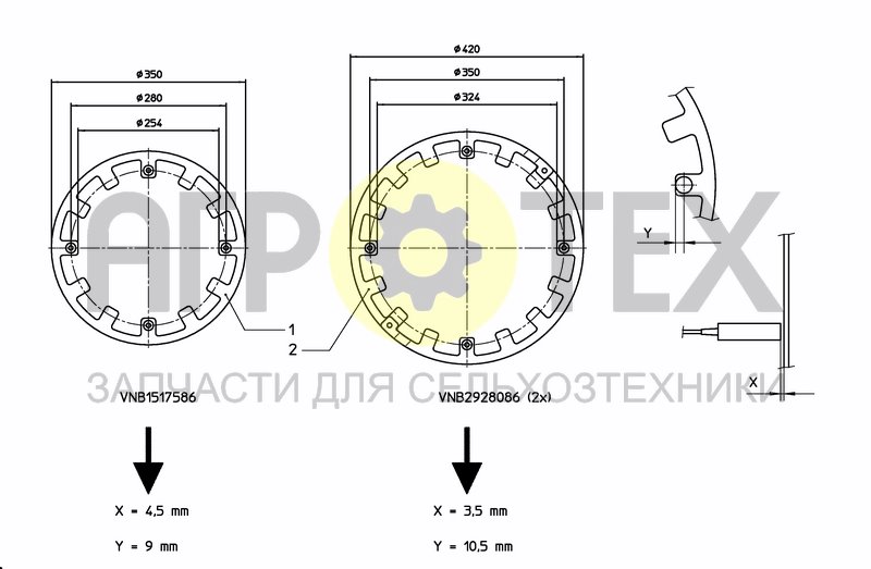 Чертеж WHEELRINGS