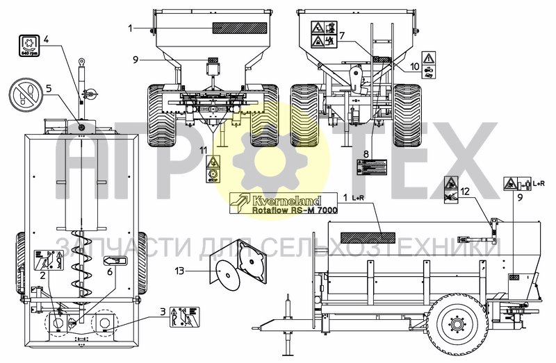 Чертеж DECAL SCHEMATIC