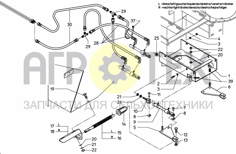 Чертеж HYDRAULICS UNIT