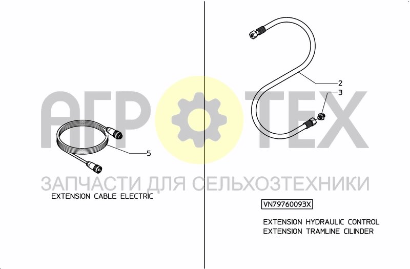 Чертеж EXTENSION, CONTROL