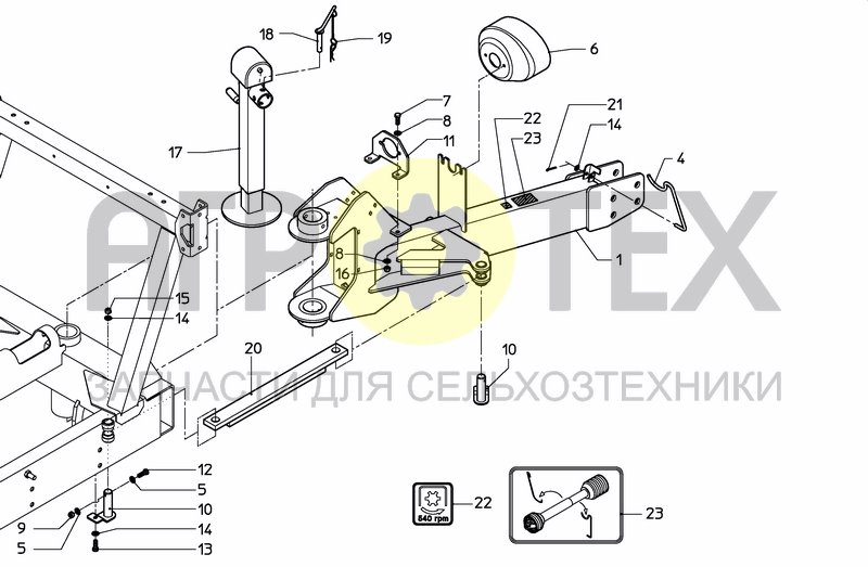 Чертеж DRAWBAR