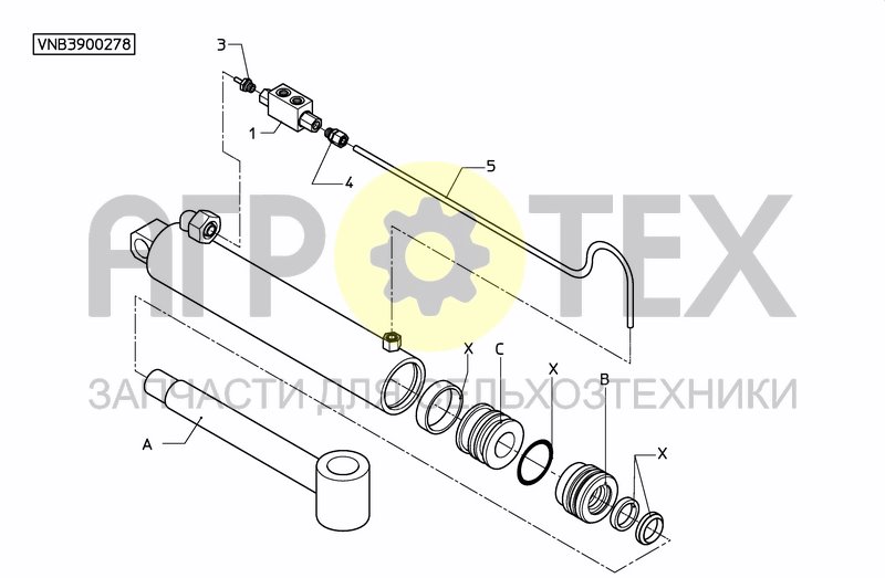 Чертеж TOP LINKAGE FIXED B/C