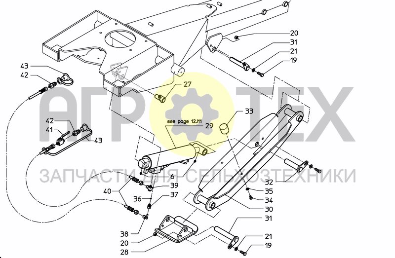 Чертеж HITCH SUSPENSION B+C