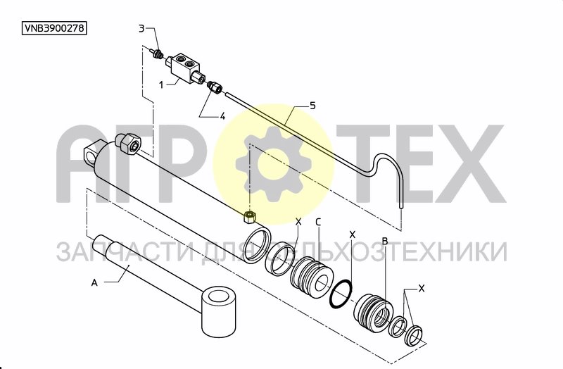 Чертеж HITCH SUSPENSION B+C