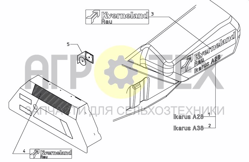 Чертеж DECAL SCHEMATIC