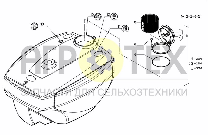 Чертеж TANK EXPLORER 2400-2800-3600