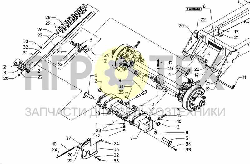 Чертеж WHEELAXLE EXPLORER B SUSP.ADJ.STEERING FMA/FMC