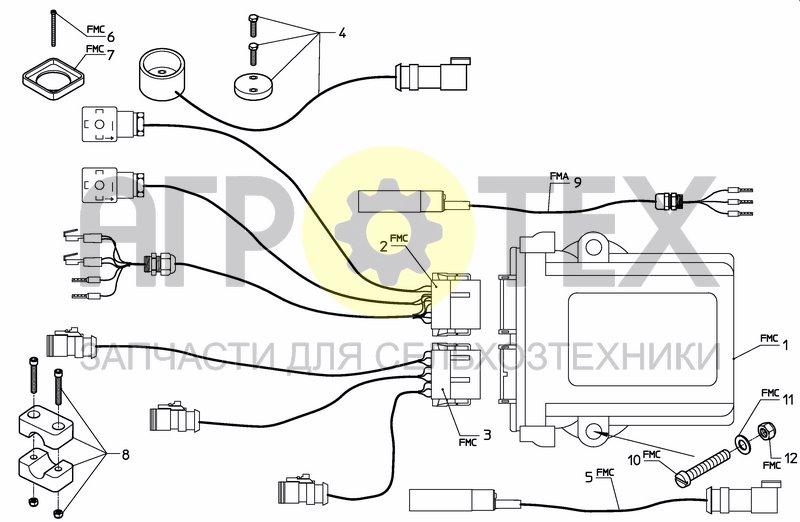 Чертеж WHEELAXLE EXPLORER B SUSP.ADJ.STEERING FMA/FMC