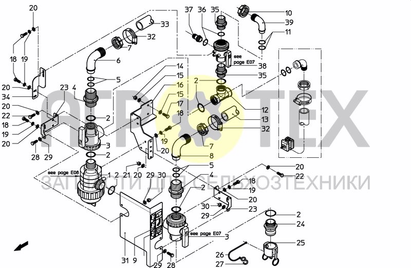 Чертеж VALVESET 200/250 L