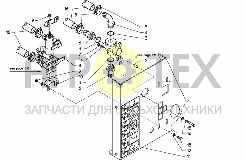 Чертеж VALVESET 200/250 L