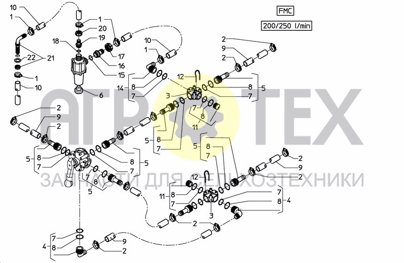 Чертеж VALVESET 200/250 EXPLORER/PHOENIX