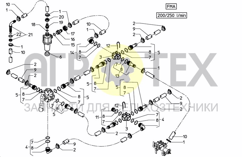 Чертеж VALVESET 200/250 EXPLORER/PHOENIX