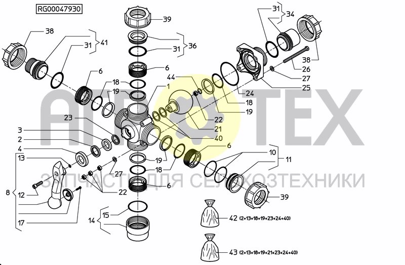 Чертеж VALVESET 200/250 EXPLORER/PHOENIX