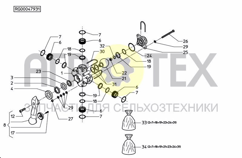 Чертеж VALVESET 200/250 EXPLORER/PHOENIX