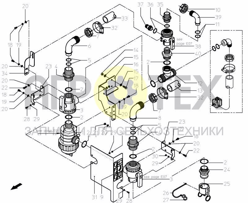 Чертеж VALVESET 200/250 L