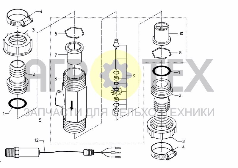 Чертеж FLOWMETER