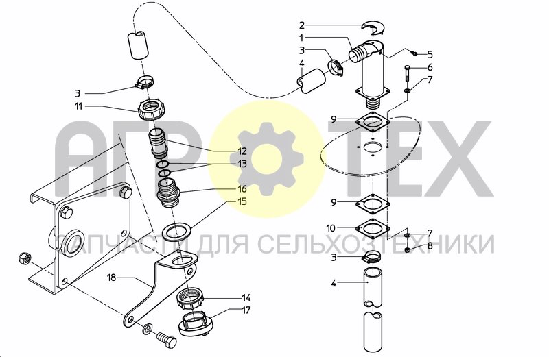 Чертеж HYDRANT FITTING