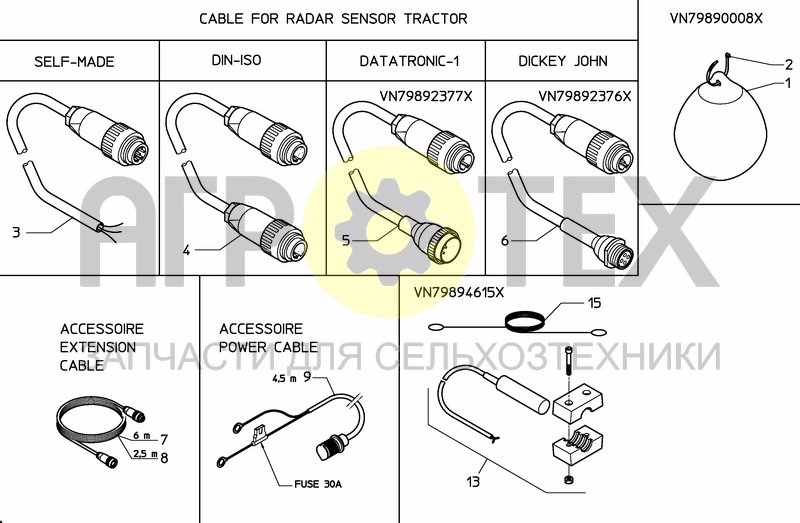 Чертеж FLOAT/ SENSORS