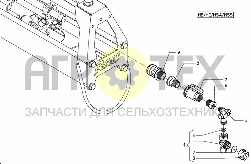 Чертеж VERGE NOZZLE HB/HC/HSS MANUAL