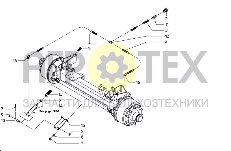 HYDRAULIC BRAKE PHOENIX B+C (№7 на схеме)