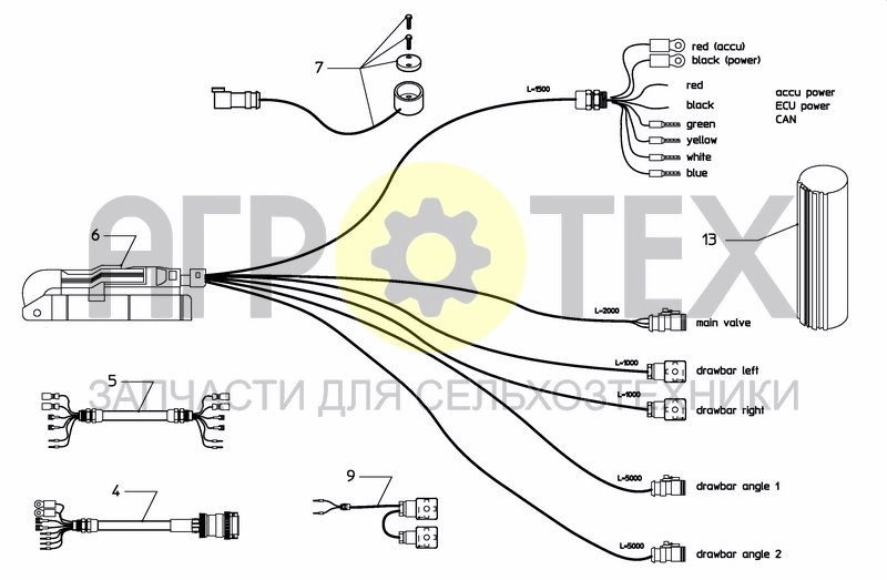 Чертеж CONTROL SYSTEM FLOWMASTER ERM 5/7/9