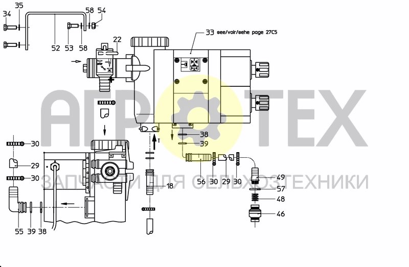 Чертеж CONTROL SYSTEM FMC-EVM 5/7/9 (+OIL)