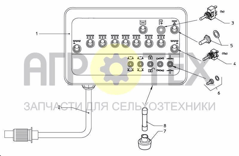 Чертеж CONTROL SYSTEM EC