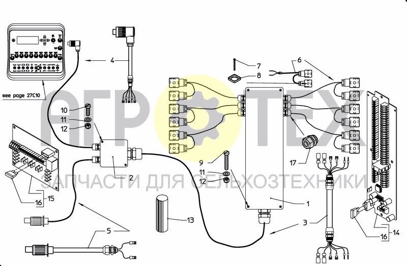 Чертеж CONTROL SYSTEM FMC-EVM 5/7/9 (+OIL)