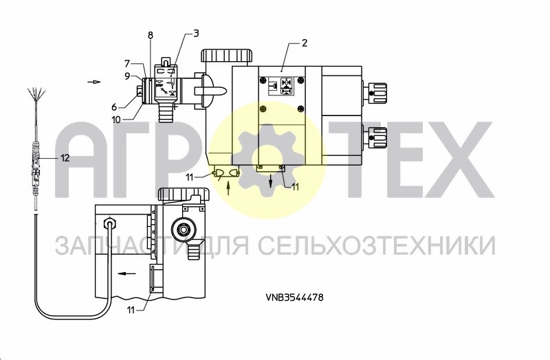 Чертеж CONTROL SYSTEM FMC-EVM 5/7/9 (+OIL)