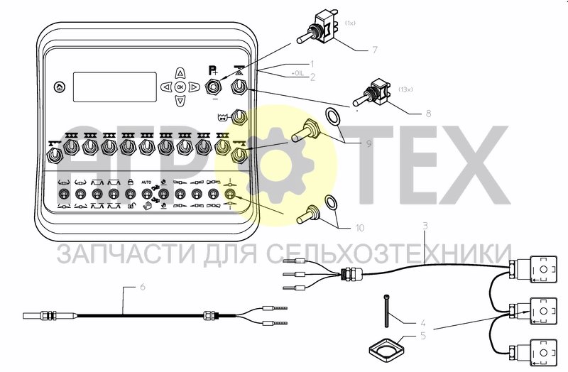 Чертеж CONTROL SYSTEM FMC-EVM 5/7/9 (+OIL)