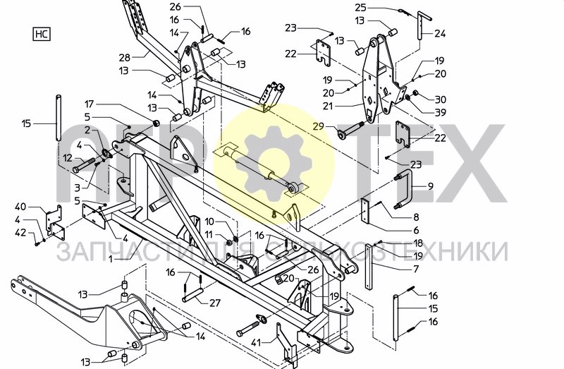 Чертеж MIDDLESECTION HC