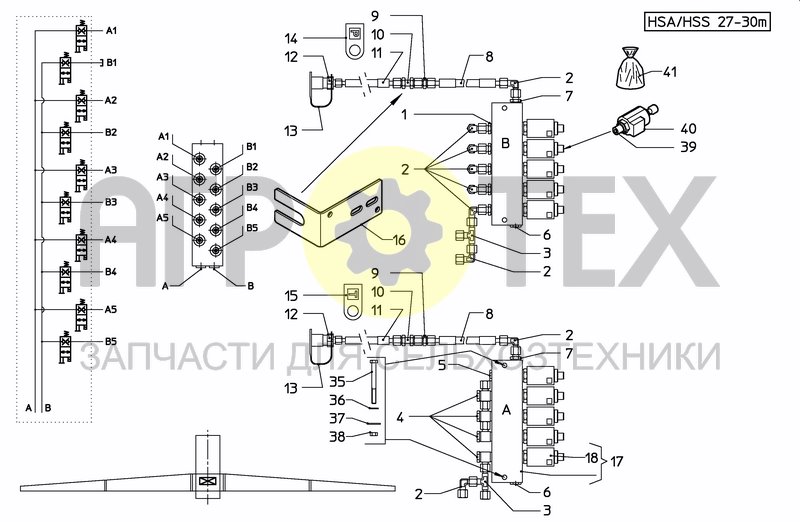 Чертеж MIDDLESECTION HSA 24---33m [2PF]