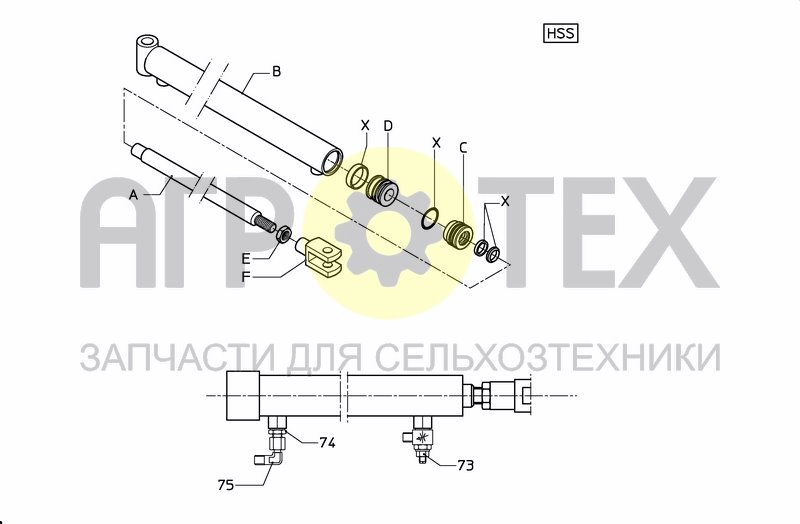 Чертеж SPRAYBOOM HSS 27---30M