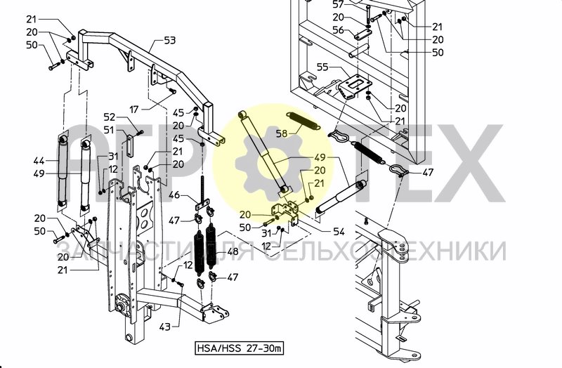 Чертеж MIDDLESECTION HSA 24---33m [2PF]