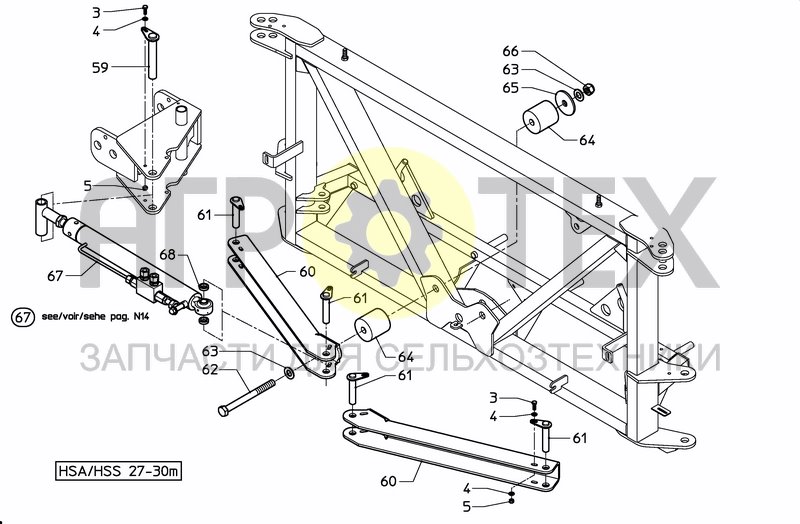 Чертеж MIDDLESECTION HSS 27---30M