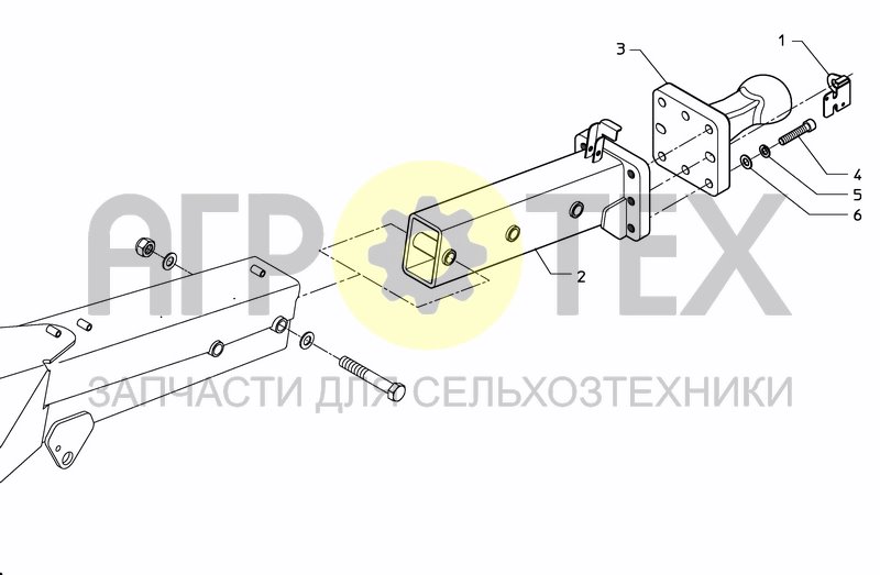 Чертеж BALL COUPLING