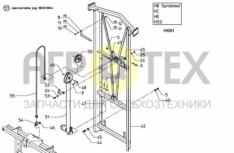 Чертеж LIFTFRAME HC