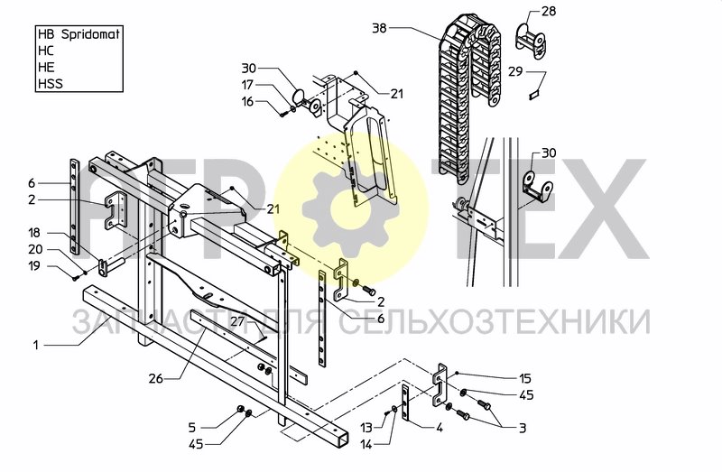 Чертеж LIFTFRAME HC