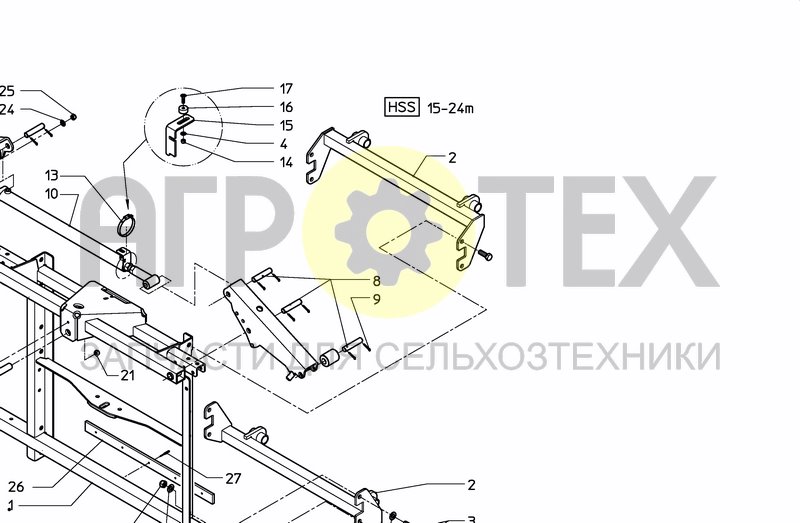 Чертеж LIFTFRAME HSS 15---24 M