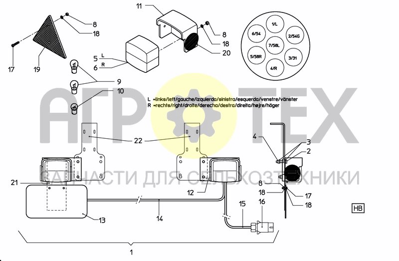 Чертеж LIGHTING SET- HB