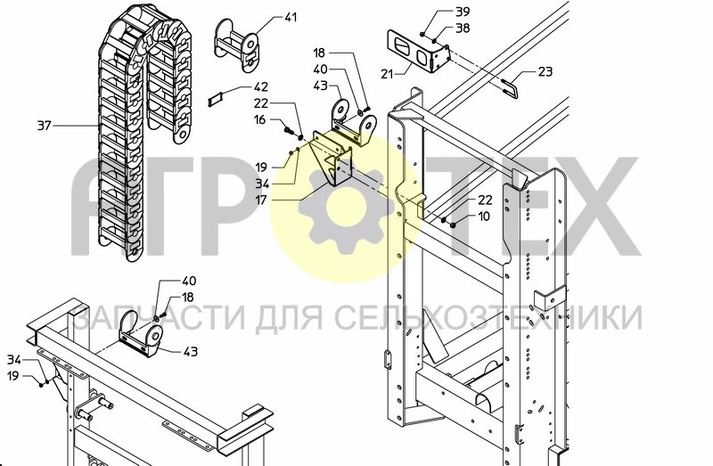 Чертеж LIFT FRAME HB