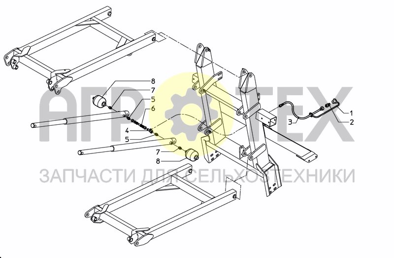 Чертеж LIFTFRAME HYDRAULIC HOSES PREMIUM 27---30M