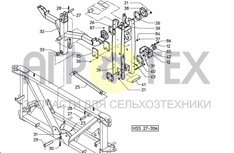 MIDDLE SECTION HSS PREMIUM 27---30M (№28 на схеме)